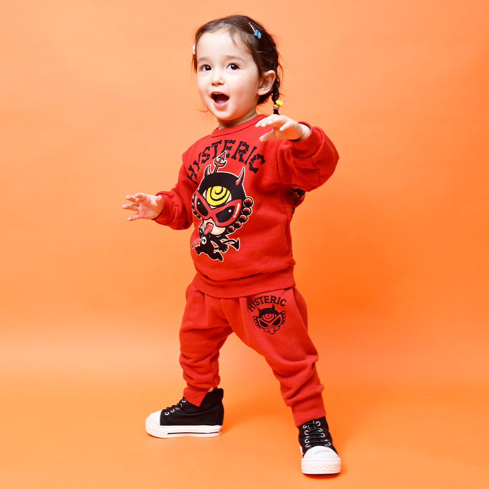 [9月予約商品]DEVILKIN しっぽ付き 10分丈 裏毛パンツ