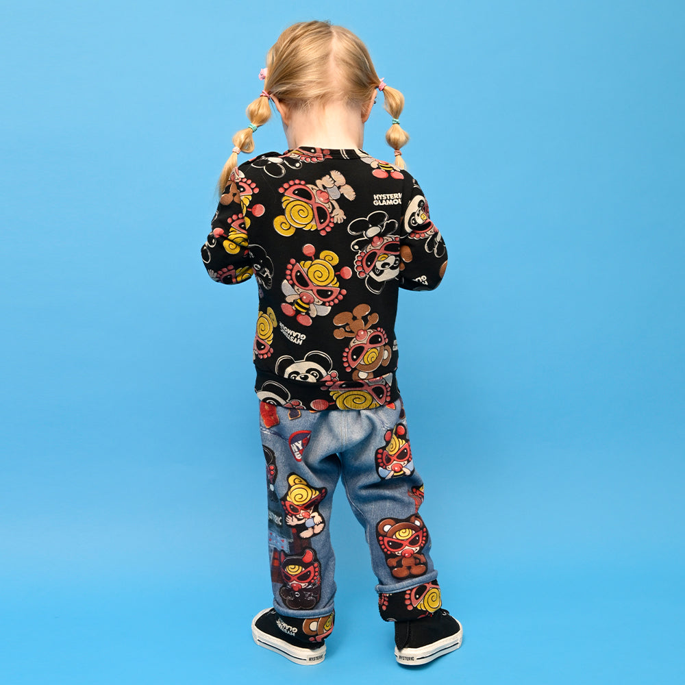 [9月予約商品]PLUMP MINI ボンバー裏毛 Like a denim Viscotex パンツ