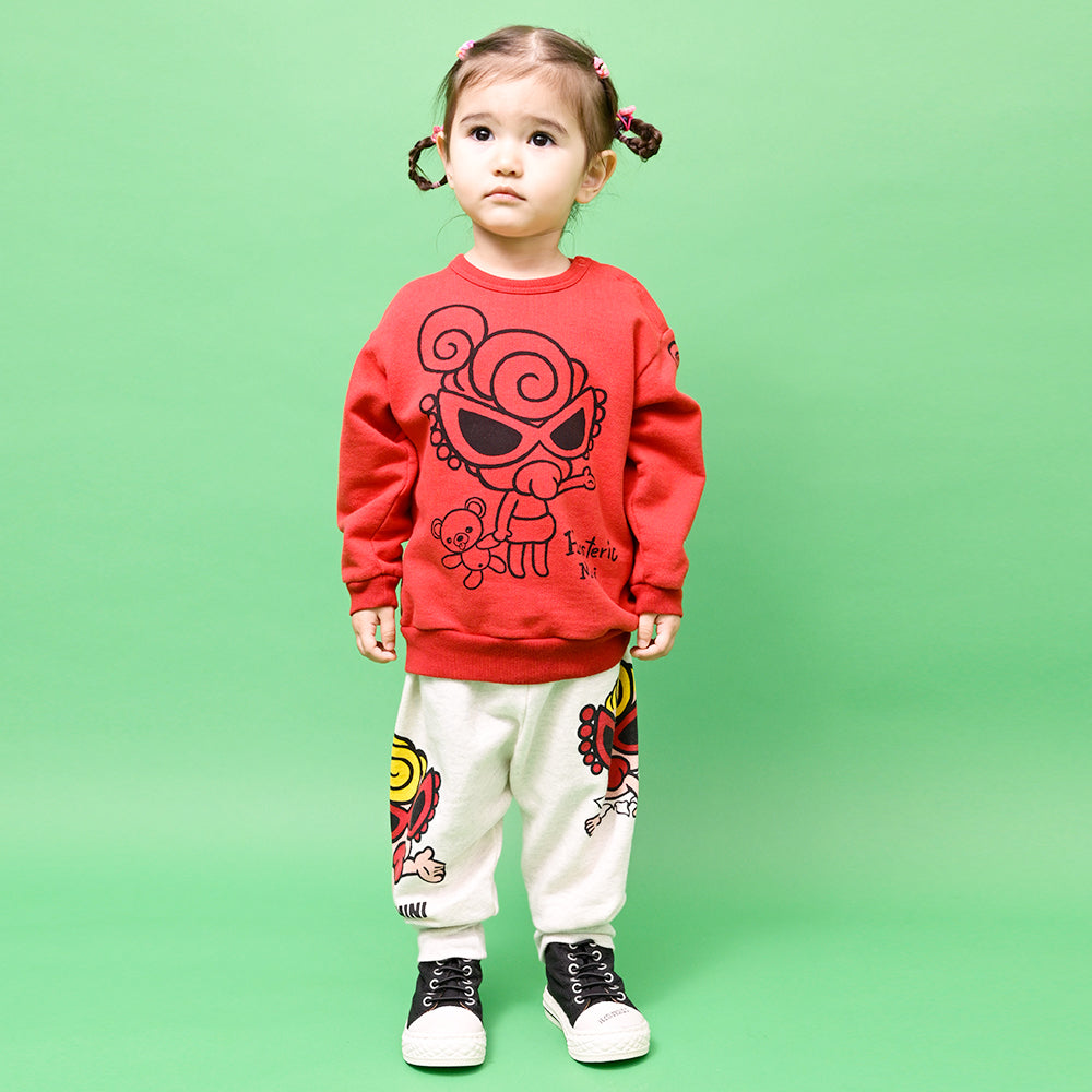 [9月予約商品]POP UP MINI 10分丈 スウェットパンツ