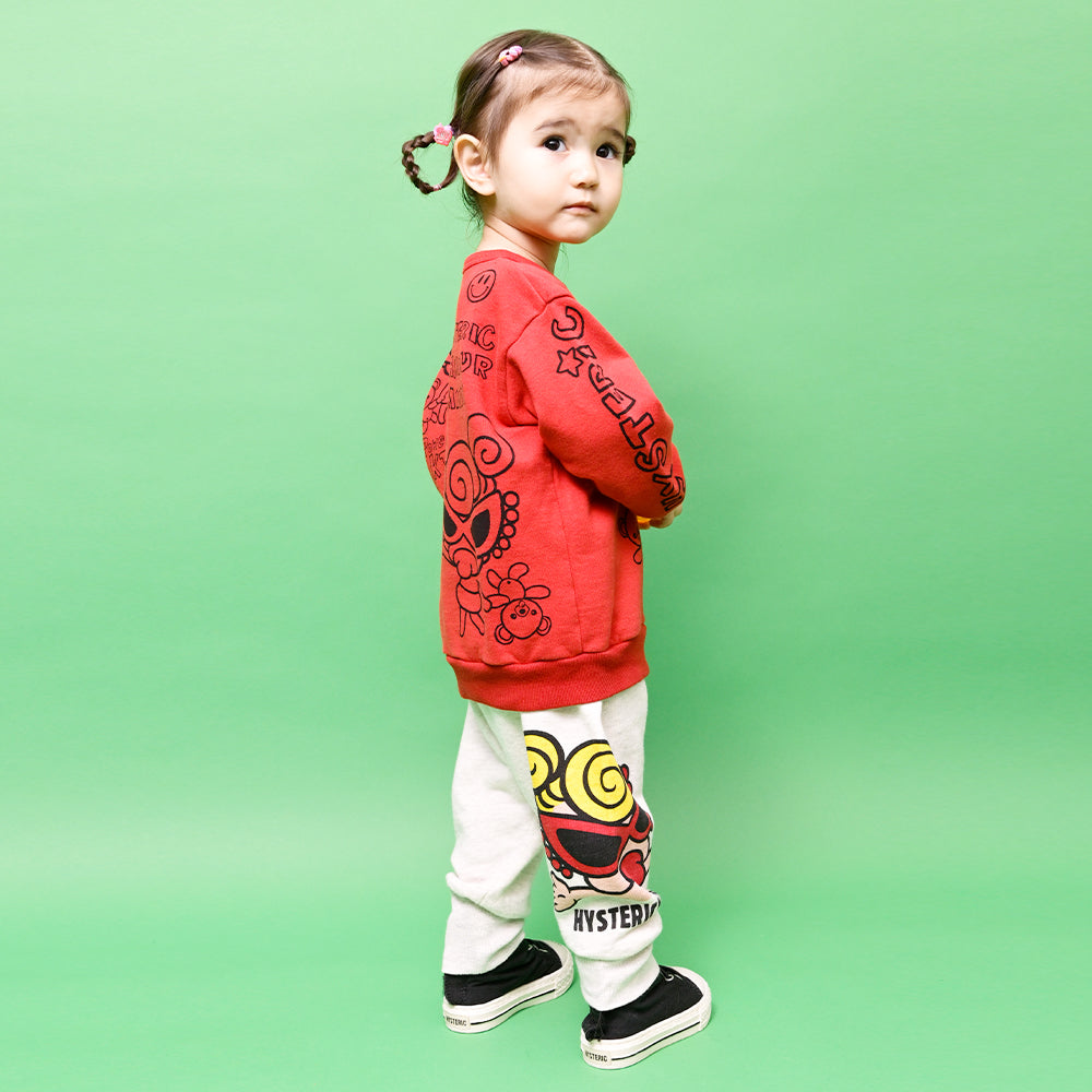 [9月予約商品]POP UP MINI 10分丈 スウェットパンツ