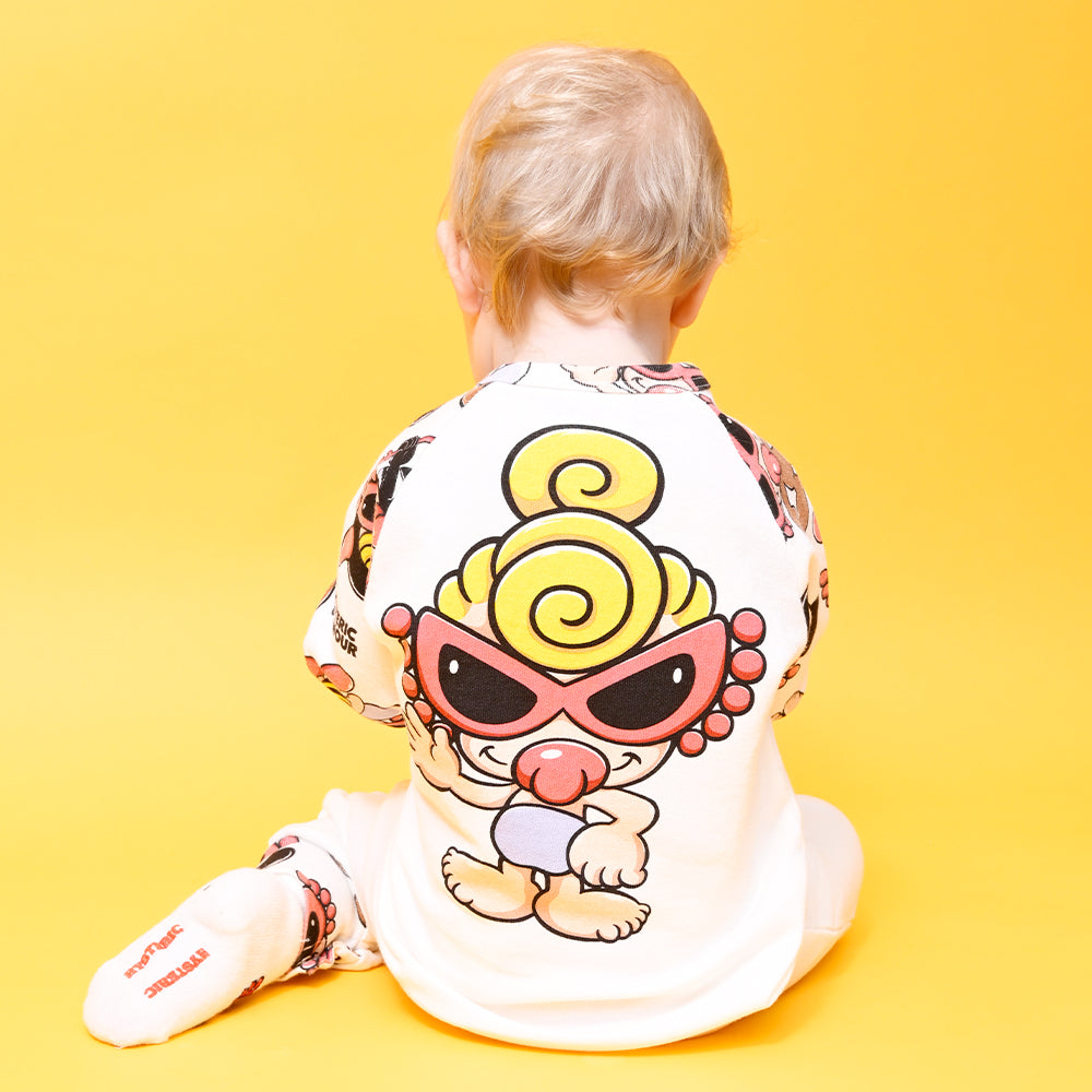 [10月予約商品]PLUMP MINI 裏毛 カバーオール