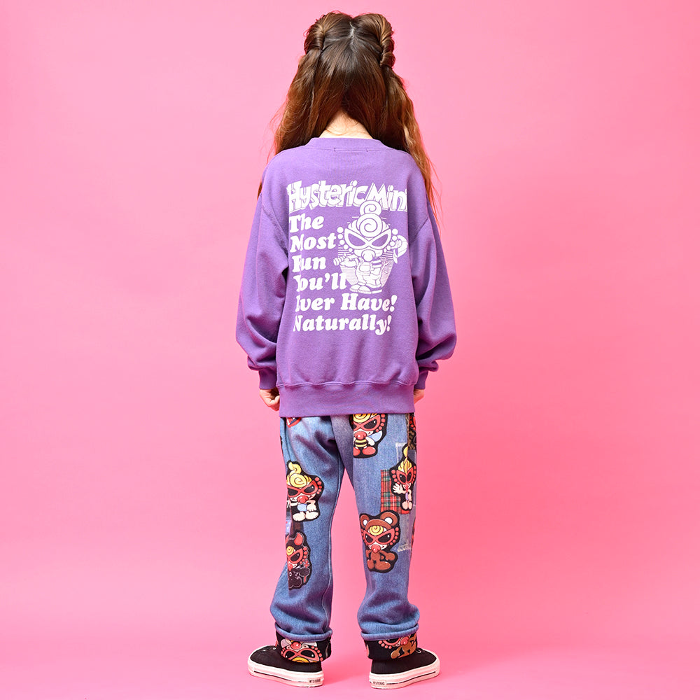 [9月予約商品]HERE COMES TROUBLE 裏毛トレーナー