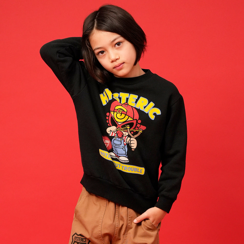 [10月予約商品]TROUBLE GIRL 裏起毛トレーナー
