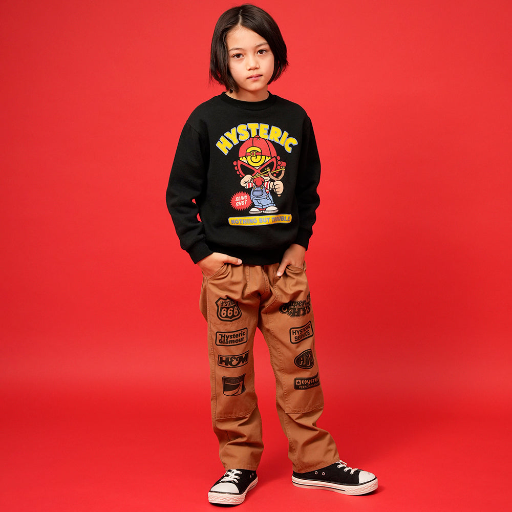 [10月予約商品]TROUBLE GIRL 裏起毛トレーナー