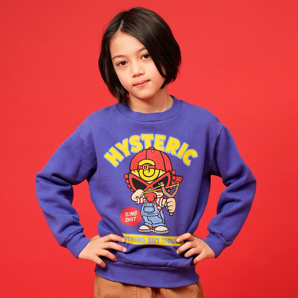[10月予約商品]TROUBLE GIRL 裏起毛トレーナー