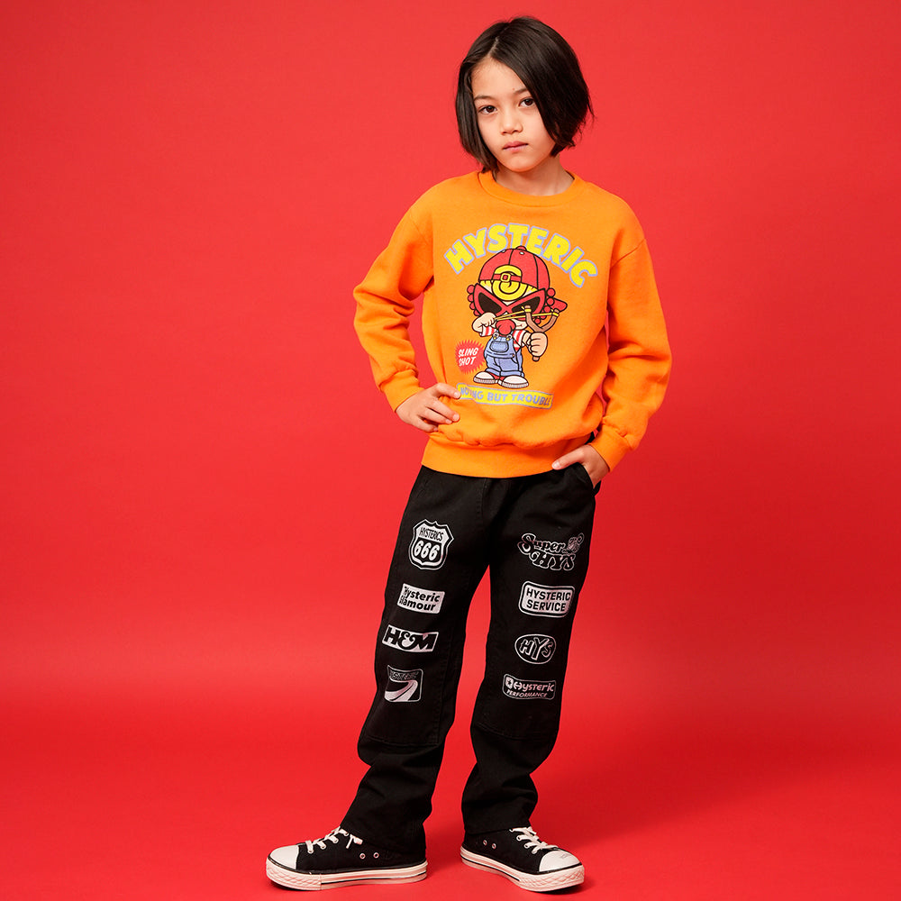 [10月予約商品]TROUBLE GIRL 裏起毛トレーナー