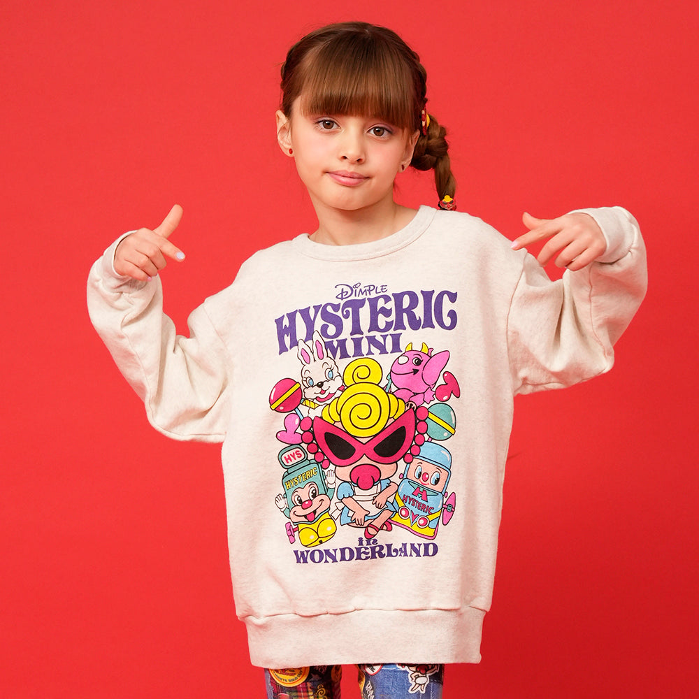 [10月予約商品]HYSTERIC WONDERLAND 裏起毛トレーナー