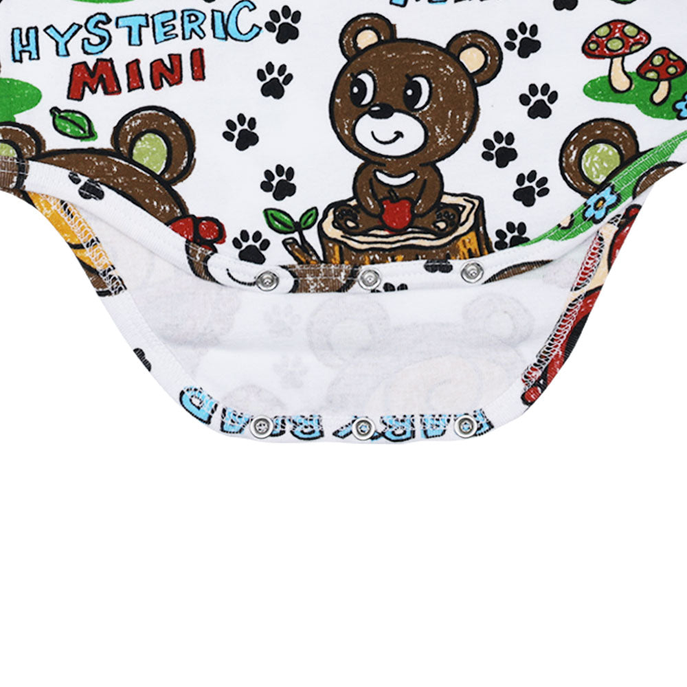 あ*ん様 ヒスミニ　SEEK A BABY BEAR総柄 10分丈 レギンス　新 HYSTERIC MINI（ヒステリックミニ）の「SEEK A BABY BEAR総柄 10分丈