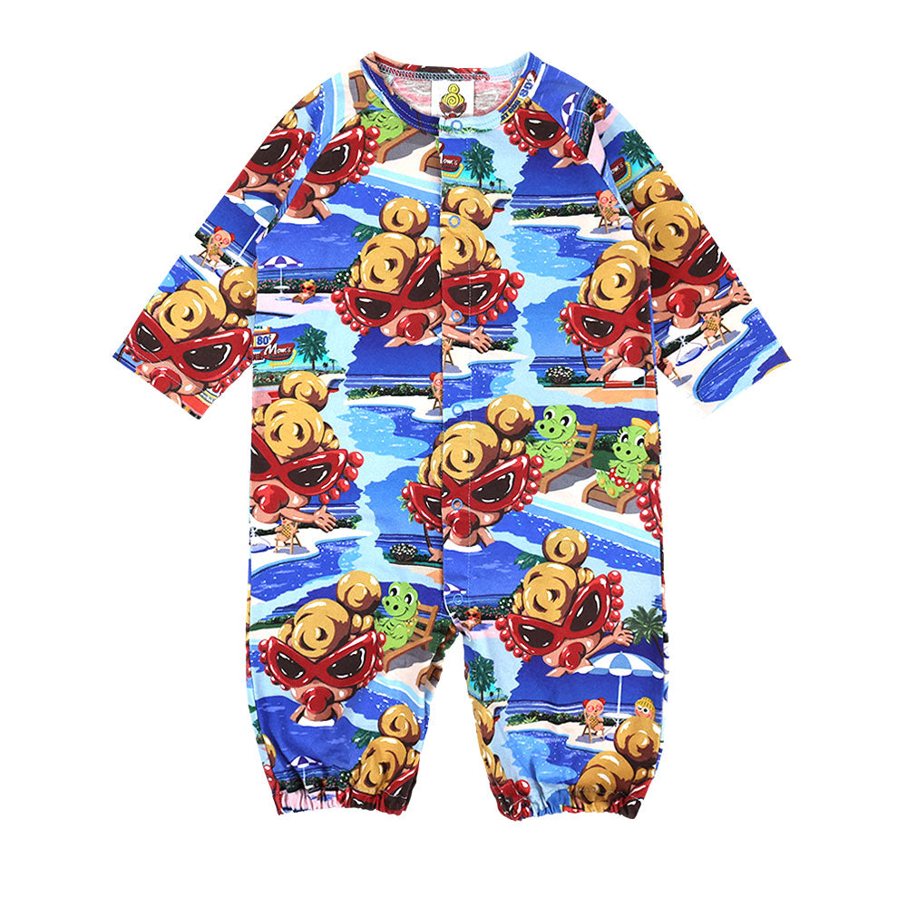 A SONG VACATION総柄 長袖2WAYALL