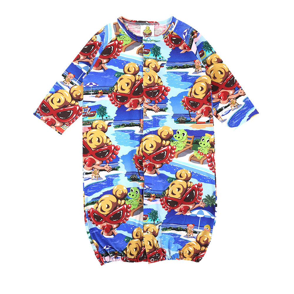 A SONG VACATION総柄 長袖2WAYALL
