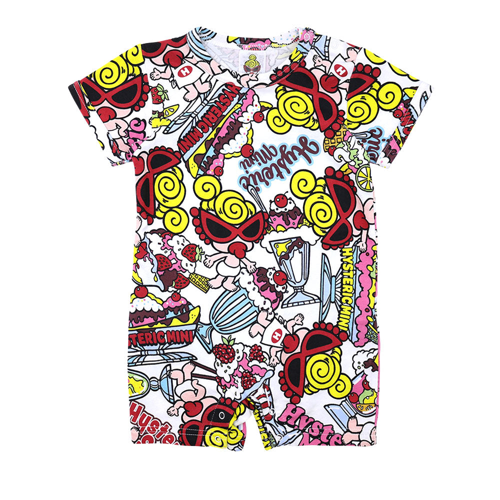 HYSTERIC MINI SWEETS PARLOR総柄　ショートオール