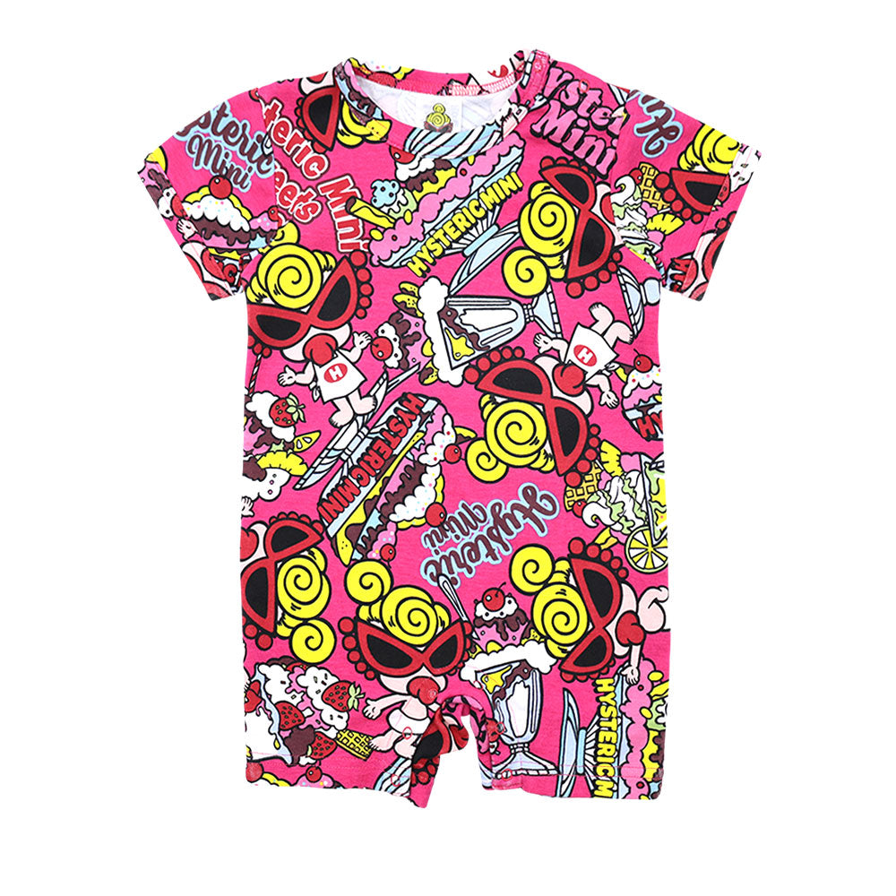 HYSTERIC MINI SWEETS PARLOR総柄　ショートオール