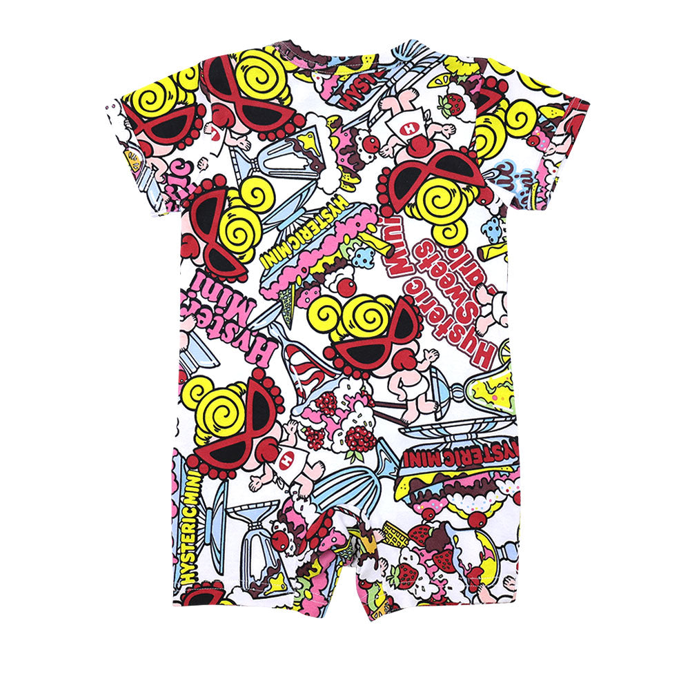HYSTERIC MINI SWEETS PARLOR総柄　ショートオール