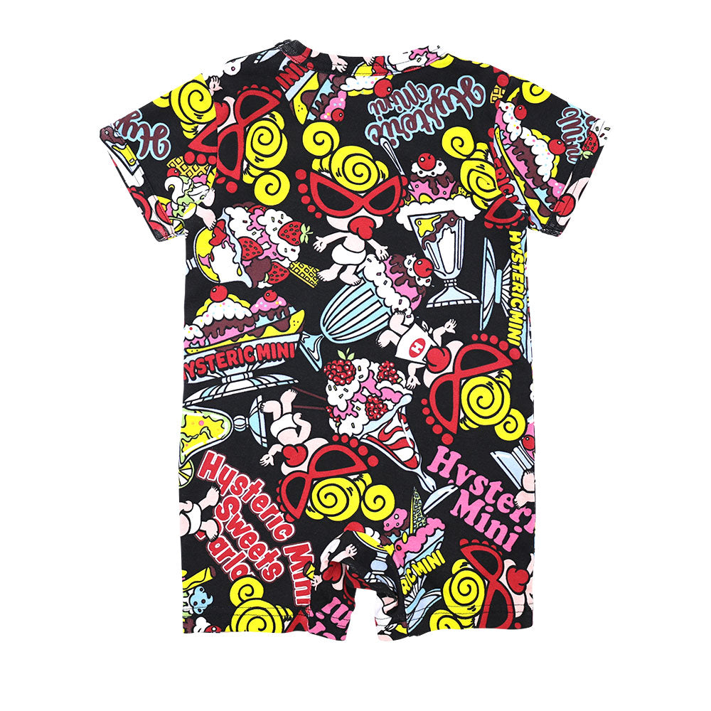 HYSTERIC MINI SWEETS PARLOR総柄　ショートオール