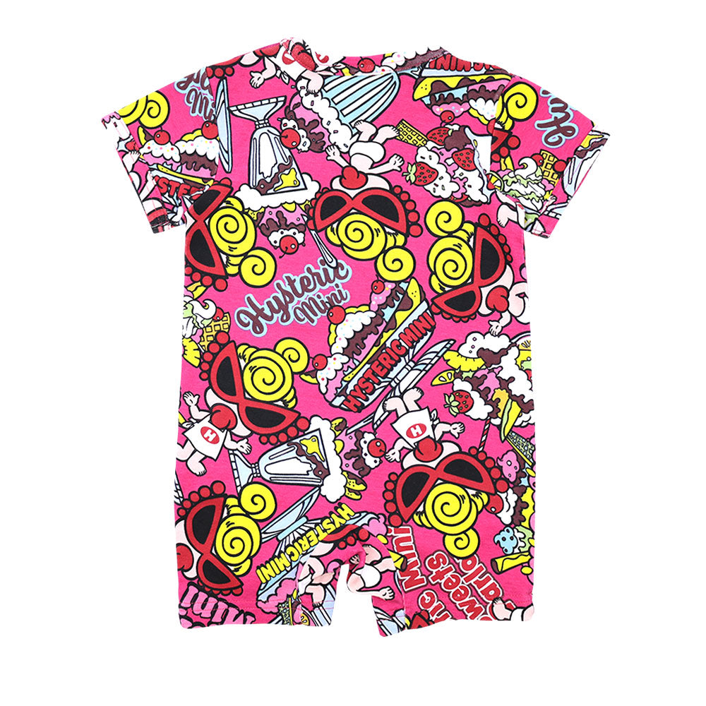 HYSTERIC MINI SWEETS PARLOR総柄　ショートオール
