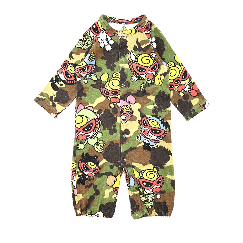 Monster Camo総柄 長袖2WAYALL