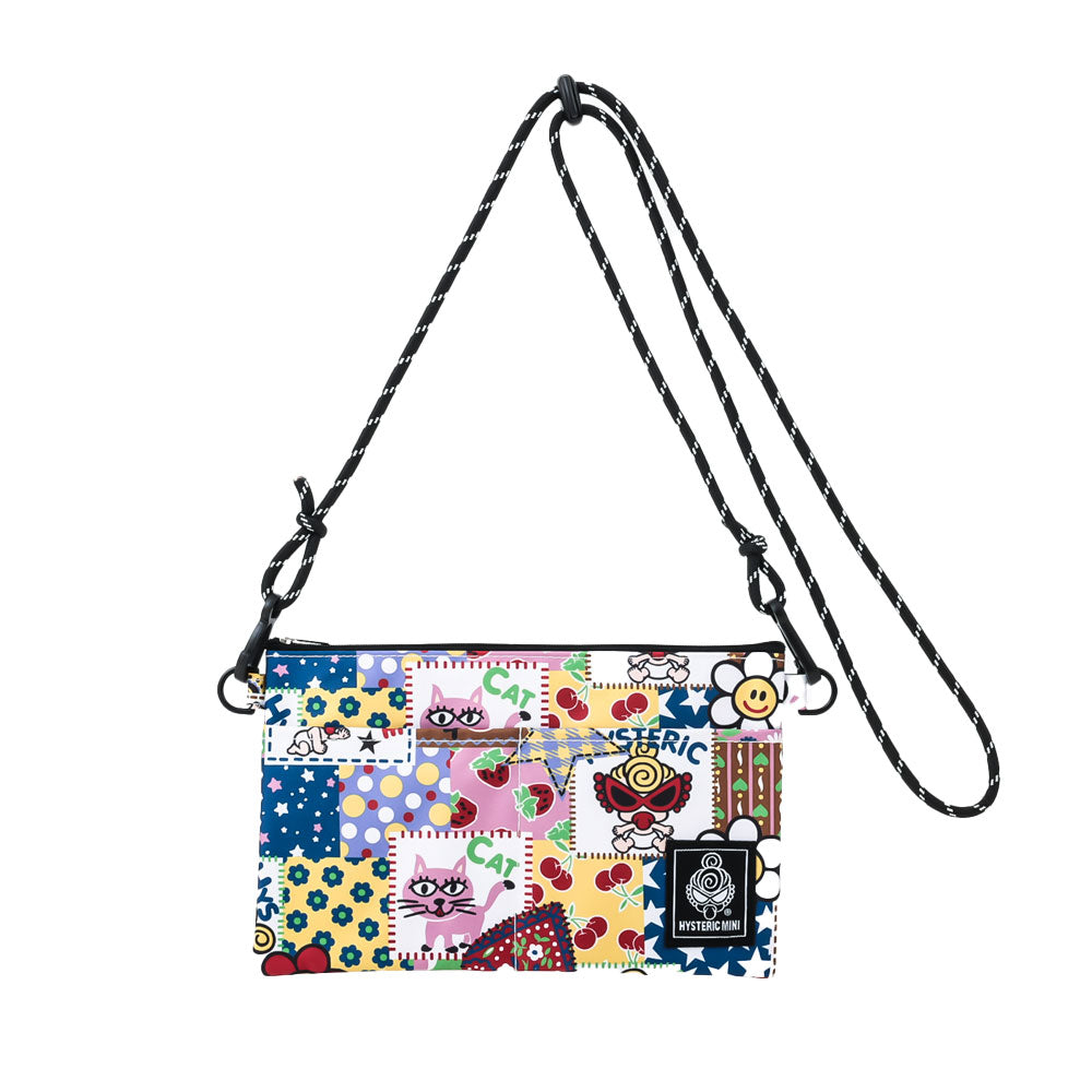 書店版 スクエアバッグ HYSTERIC MINI SQUARE BAG & SACOCHE BOOK SCRAP PATCHWORK ver.
